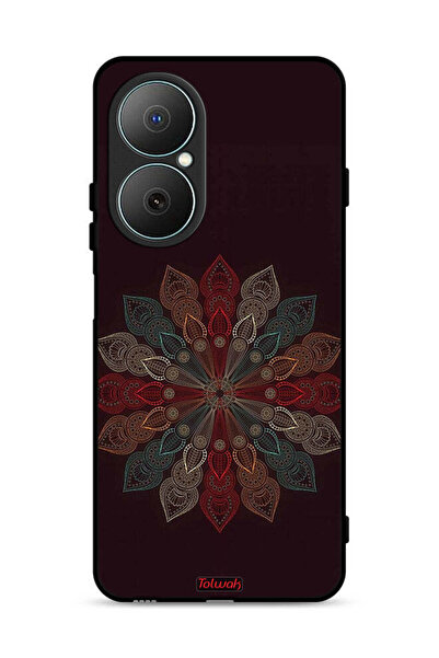 Tolwak غطاء حماية لهاتف هواوي نوفا Y73 بتصميم زهرة ماندالا