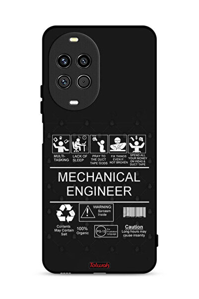 Tolwak غطاء حماية لهاتف هواوي نوفا 14 برو 5G، ملصق مهندس ميكانيكي