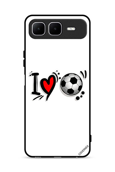 Covernex غطاء حماية لهاتف إنفينيكس سمارت 10 بلس - أحب كرة القدم