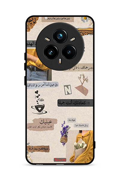 Tolwak غطاء حماية لهاتف Realme 14 Pro Plus 5G بعبارات حب باللغة العربية