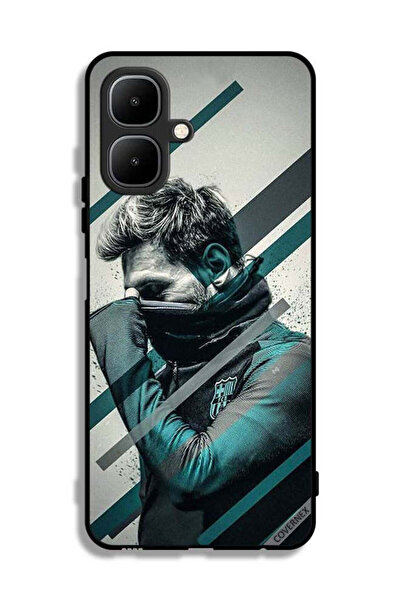 Covernex غطاء حماية إنفينيكس سمارت 10 بطبعة وجه ميسي المختبئ