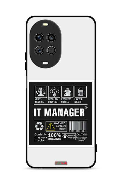 Tolwak غطاء حماية لهاتف هواوي نوفا 14 برو 5G، ملصق مدير تكنولوجيا المعلومات