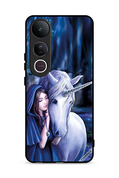 Covernex غطاء حماية فيفو V50 لايت بتصميم فتاة وحيد القرن المحبوبة