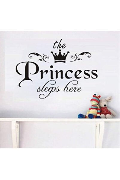 Today Idea ملصق حائط من الفينيل - "الأميرة تنام هنا" من تصميم Today Idea