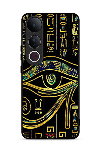 Tolwak غطاء حماية لهاتف Vivo V50 Lite برسومات عين