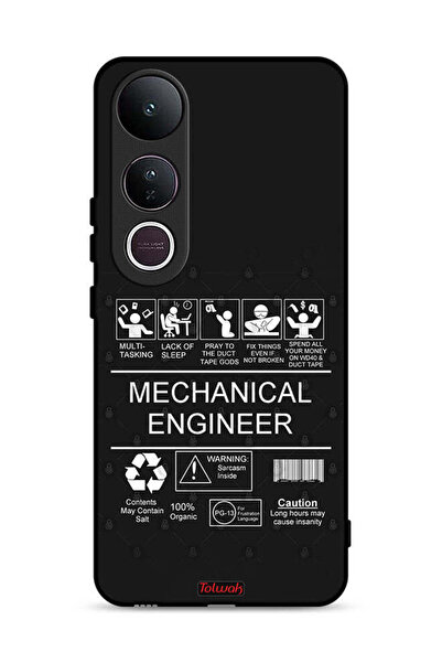 Tolwak غطاء حماية لهاتف Vivo V50 Lite، ملصق المهندس الميكانيكي