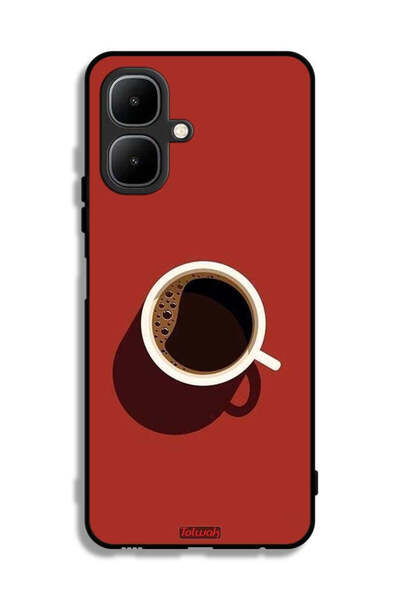 Tolwak غطاء حماية من إنفينيكس سمارت 10 بتصميم فنجان قهوة