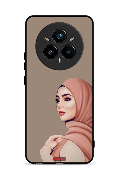 Tolwak غطاء حماية لهاتف Realme 14 Pro Plus 5G بنقشة فتاة محجبة جميلة