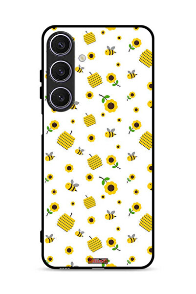 Tolwak غطاء حماية لهاتف سامسونج جالاكسي A17 بطبعة عباد الشمس والنحل