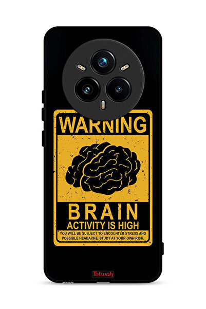 Tolwak غطاء حماية Realme 14 Pro 5G تحذير من نشاط الدماغ المرتفع