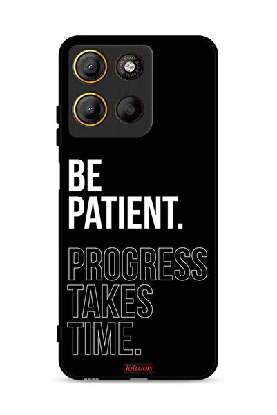 Tolwak غطاء حماية موتورولا موتو جي 15 - كن صبوراً، فالتقدم يستغرق وقتاً