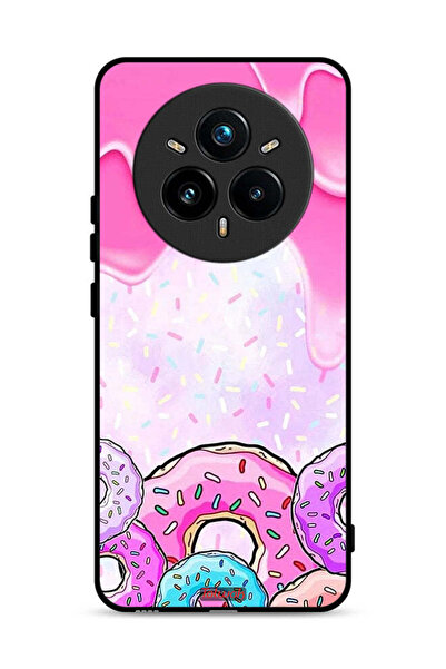 Tolwak غطاء حماية لهاتف Realme 14 Pro 5G بألوان الدونات