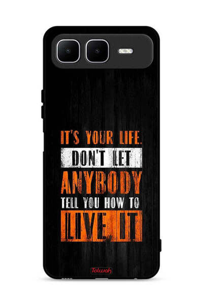 Tolwak غطاء حماية لهاتف Infinix Smart 10 Plus Its Your Life