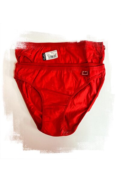 EGELİMODA Red 2-Pack Cotton Passion Panties