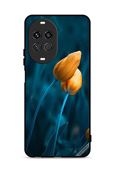 Covernex غطاء حماية لهاتف هواوي نوفا 14 ألترا 5G بنقشة زهرتين لطيفتين