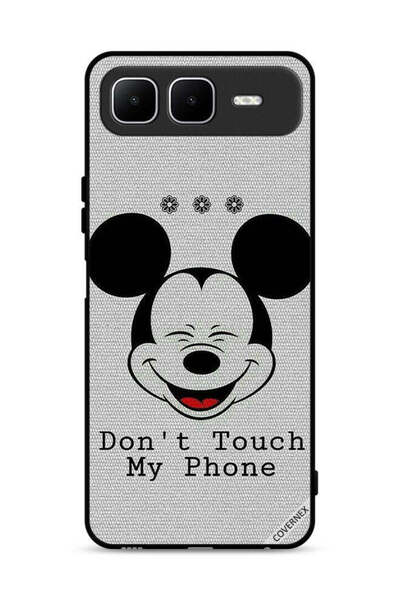 Covernex غطاء حماية لهاتف إنفينيكس سمارت ١٠ بلس - لا تلمس هاتفي - ميكي