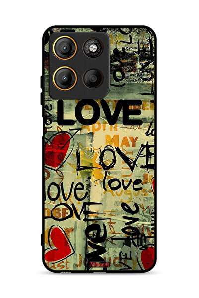 Tolwak غطاء حماية لهاتف موتورولا موتو جي 15 - علامات حب