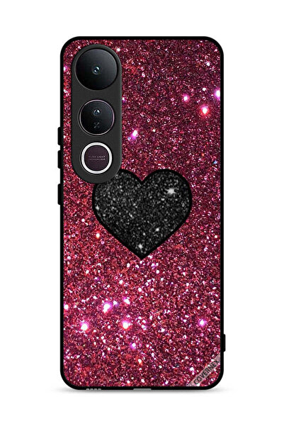 Covernex غطاء حماية لهاتف فيفو V50 لايت بتصميم قلب لامع