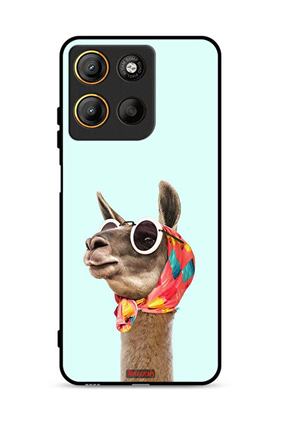 Tolwak غطاء حماية لهاتف موتورولا موتو جي 15 - لون جمل أنيق وجذاب