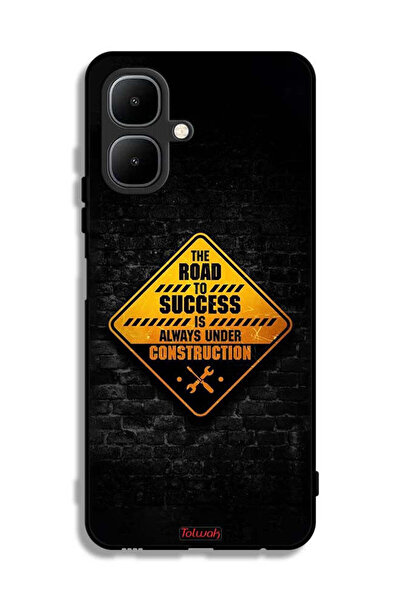 Tolwak غطاء حماية لهاتف تكنو بوب 10 الطريق إلى النجاح دائمًا قيد الإنشاء