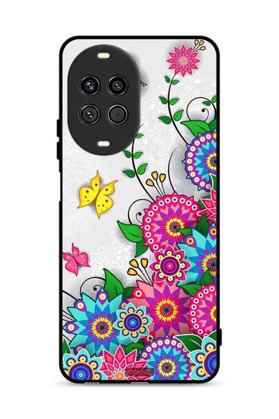 Tolwak غطاء حماية لهاتف هواوي نوفا 14 5G بنقشة زهور ماندالا