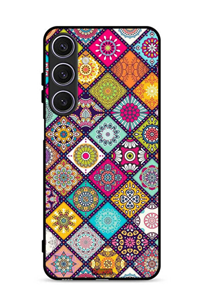 Tolwak غطاء حماية لهاتف سامسونج جالاكسي A17 بنقشة مربعات ماندالا