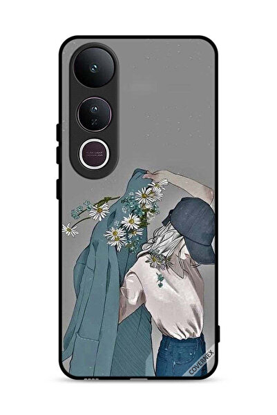 Covernex Vivo V50 Lite Protective Case Cover Cap Girl Wearing Coat Art
