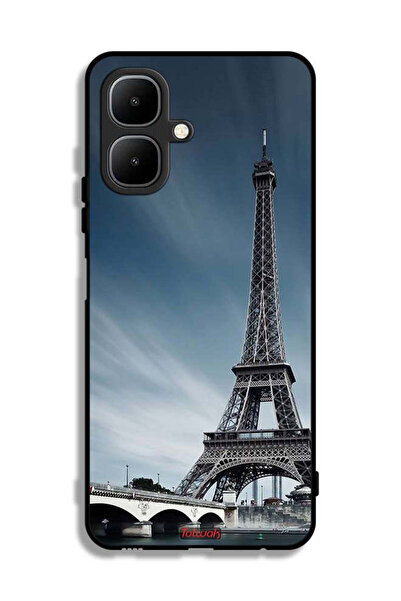 Tolwak غطاء حماية لهاتف إنفينيكس سمارت ١٠ بتصميم برج إيفل