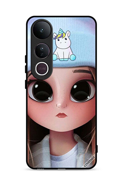 Covernex غطاء حماية لهاتف Vivo V50 Lite - فتاة يونيكورن لطيفة
