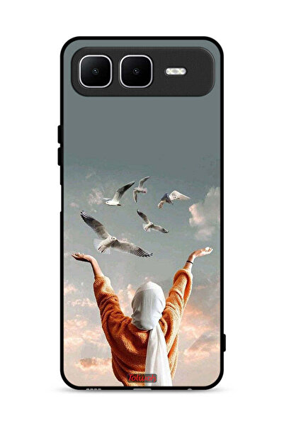 Tolwak غطاء حماية لهاتف إنفينيكس سمارت 10 بلس - طيور تحلق