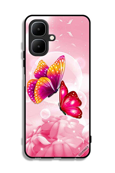 Covernex غطاء حماية لهاتف إنفينيكس سمارت 10 بنقشة فراشات لطيفة