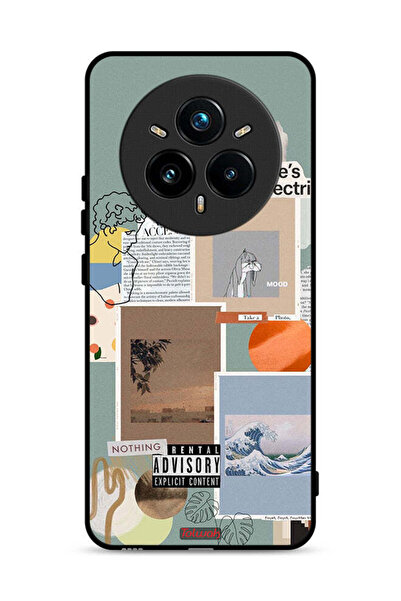 Tolwak غطاء حماية لهاتف Realme 14 Pro Plus 5G، بتصميم "She Is Electric"