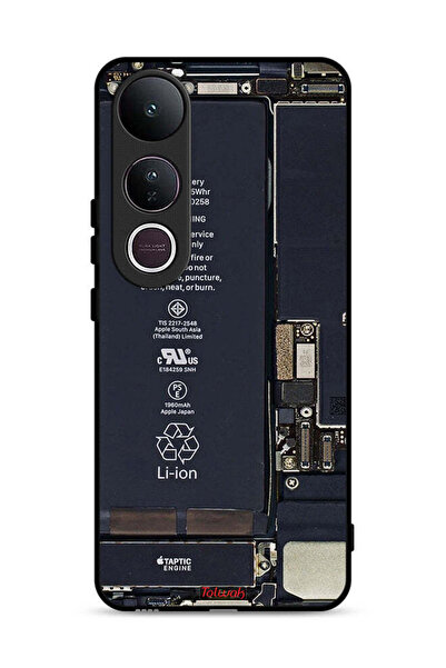 Tolwak غطاء حماية لهاتف Vivo V50 Lite بنمط دائرة الهاتف