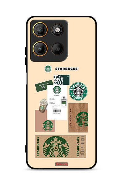 Tolwak غطاء حماية موتورولا موتو جي 15 - ملصق قهوة