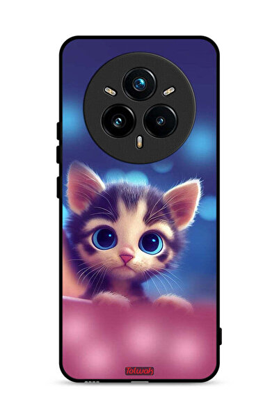 Tolwak غطاء حماية لجهاز Realme 14 Pro Plus 5G بتصميم قطة صغيرة