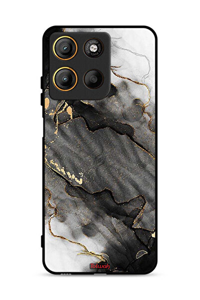 Tolwak غطاء حماية موتورولا موتو جي 15 من الرخام اللامع