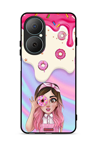 Tolwak غطاء حماية لهاتف هواوي نوفا Y73 يحمل صورة دونات