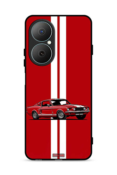 Tolwak Huawei Nova Y73 Protective Case Cover Vintage Car Abstract Art