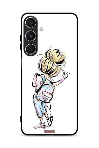 Tolwak غطاء حماية لهاتف سامسونج جالاكسي A17 بطبعة "عودة إلى فن فتاة المدرسة"