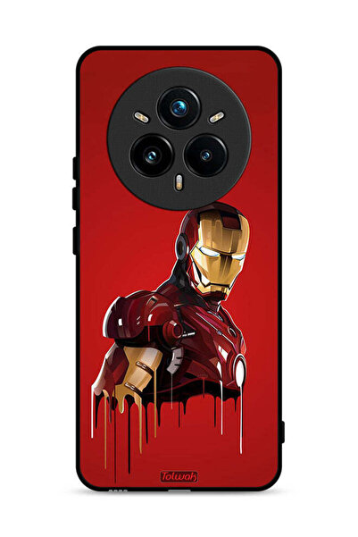 Tolwak غطاء حماية لهاتف Realme 14 Pro 5G برسومات الرجل الحديدي
