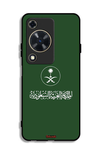 Tolwak غطاء حماية لهاتف هواوي نوفا Y63 - فن متجه لعلامة المملكة العربية السعودية