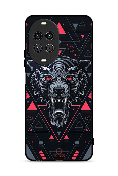Tolwak غطاء حماية لهاتف هواوي نوفا 14 ألترا 5G بطبعة الذئب المتمرّد