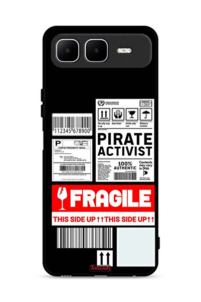 Tolwak غطاء حماية لهاتف Infinix Smart 10 Plus، ملصق هشّ للناشط الخاص