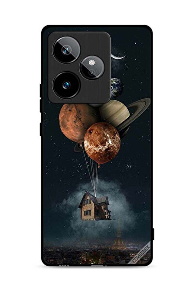 Covernex غطاء حماية لهاتف Realme GT 7T 5G من Balloon Planets Takes Home