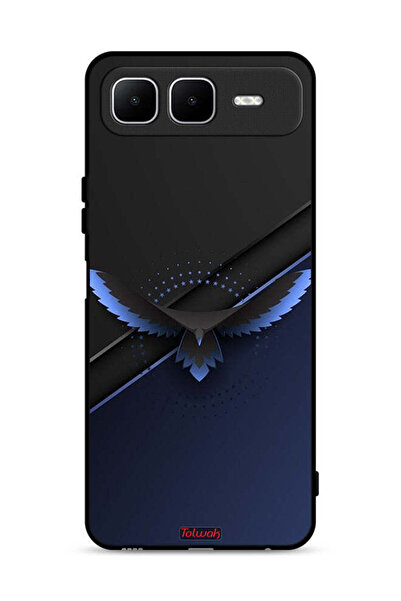 Tolwak Infinix Smart 10 Plus Protective Case Cover Eagle Digital Abstract Art
