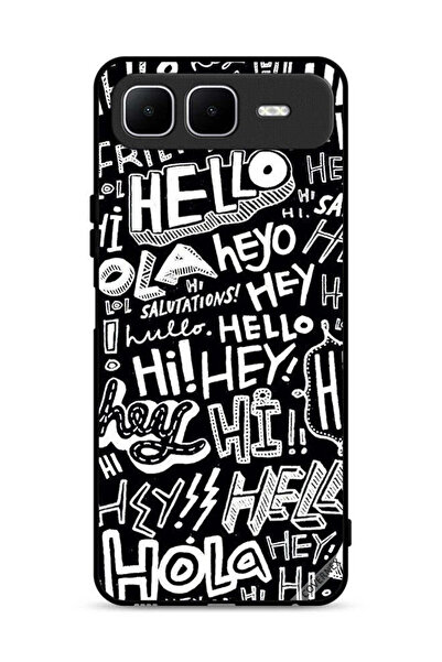 Covernex غطاء حماية لهاتف Infinix Smart 10 Plus Hi Hello Tags