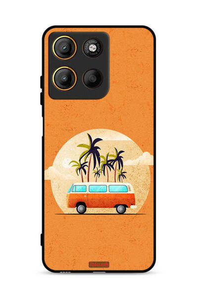 Tolwak غطاء حماية موتورولا موتو جي 15 بتصميم حافلة فنية