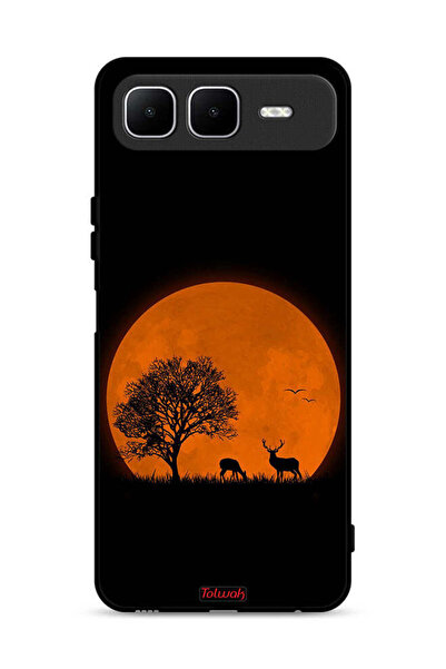 Tolwak غطاء حماية لهاتف إنفينيكس سمارت ١٠ بلس بنقشة قمر المساء