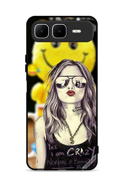 Covernex غطاء حماية لهاتف Infinix Smart 10 Plus نعم أنا مجنون، العادي ممل