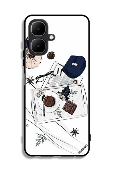 Covernex غطاء حماية تكنو بوب 10 بطبعة قهوة وشوكولاتة